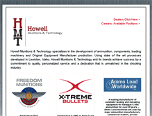 Tablet Screenshot of howellmunitionsandtech.com